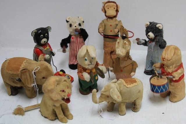 LOT OF 10 WIND UP JAPANESE ANIMAL 2c1e98