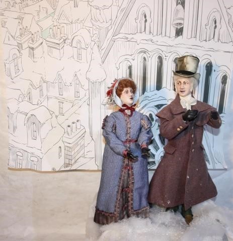 MID 20TH DICKENSIAN CHARACTER AUTOMATON 2c1eb6