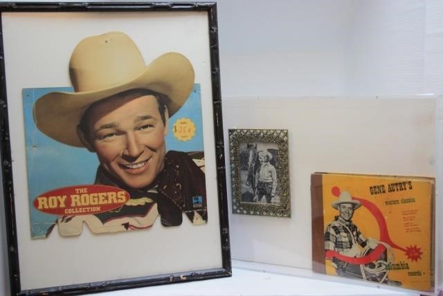 ROY ROGERS AND GENE AUTRY LOT.