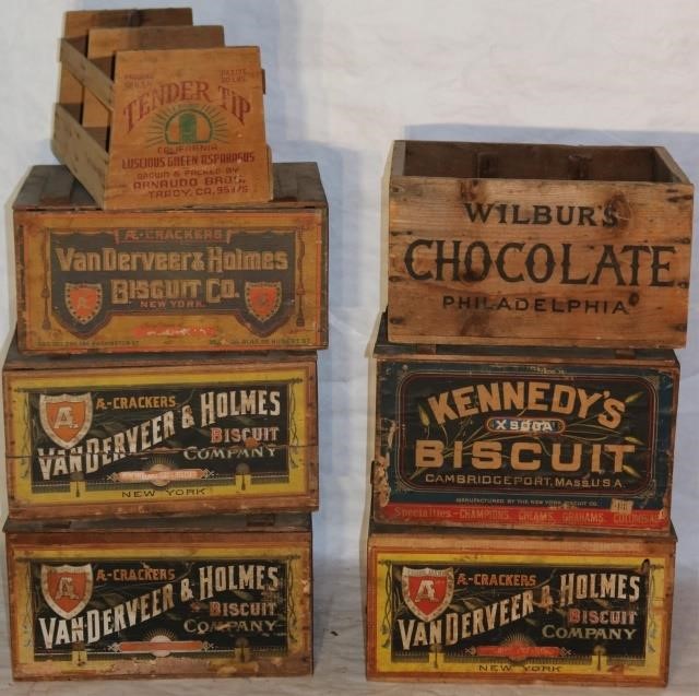 LOT OF 7 EARLY 20TH CENTURY WOODEN 2c1f03