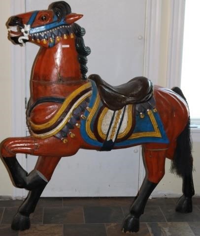 20TH CENTURY CAROUSEL STYLE HORSE.