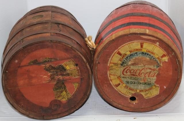 2 COCA COLA EARLY 20TH CENTURY 2c1f2c