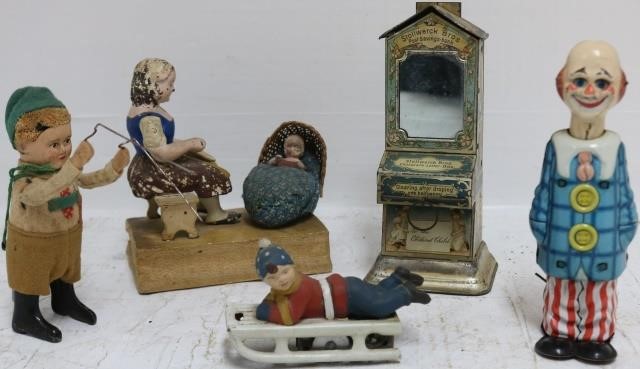 TIN LITHOGRAPH AND OTHER TOYS TO INCLUDE