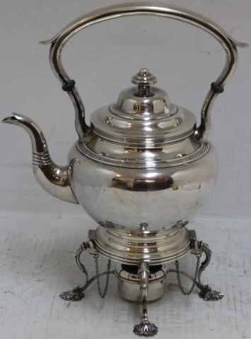 STERLING SILVER KETTLE ON STAND 2c2005