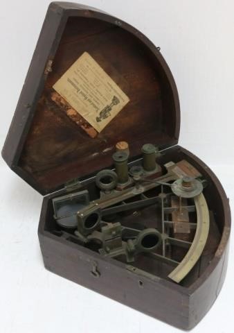 19TH CENTURY SEXTANT BY SAMUEL THAXTER