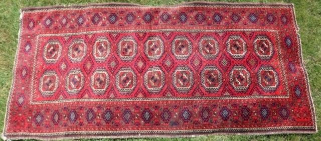 CA 1920 TURKOMAN SCATTER RUG  2c2081