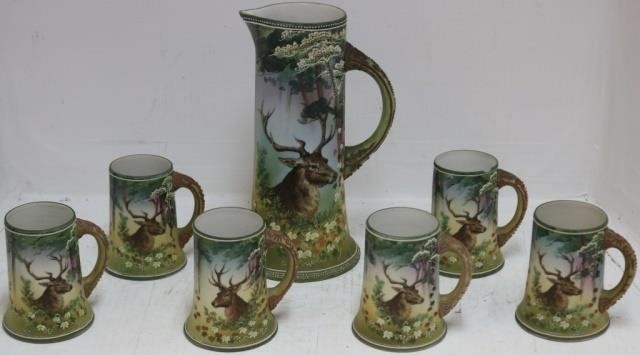 SEVEN PIECE NIPPON CIDER SET WITH 11”