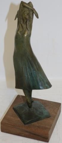 ANDREW DEVRIES B 1957 MA BRONZE 2c20ba