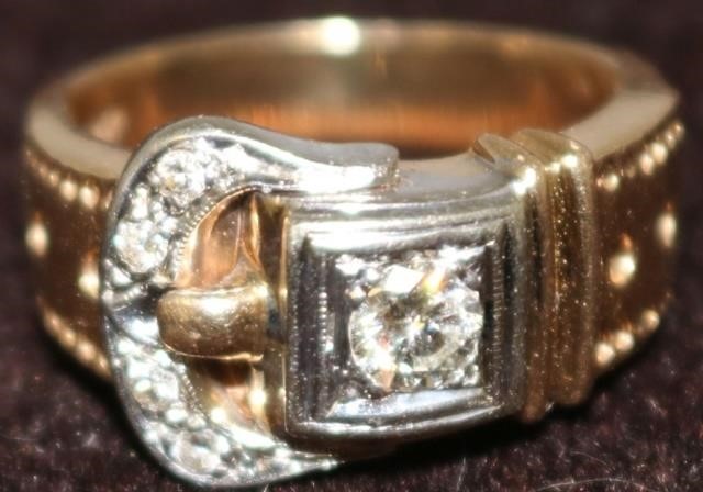 LATE 19TH CENTURY 14KT WHITE AND