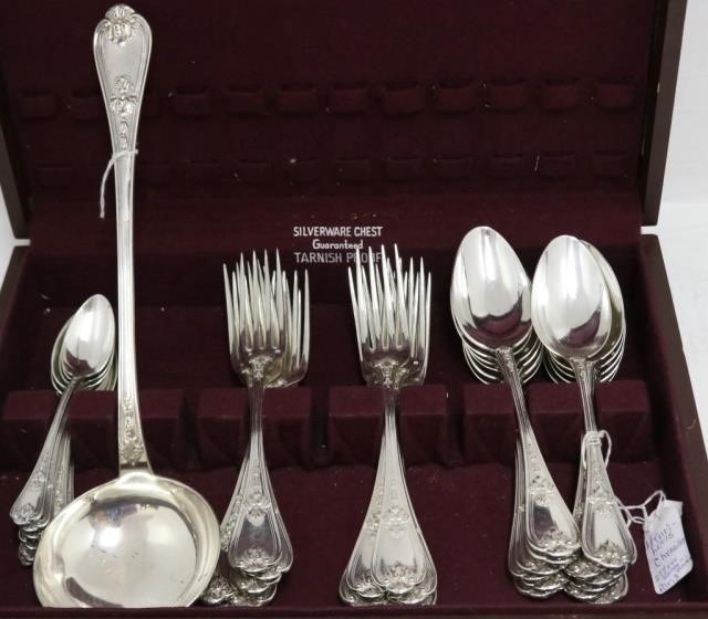 36-PIECE FRENCH STERLING SILVER