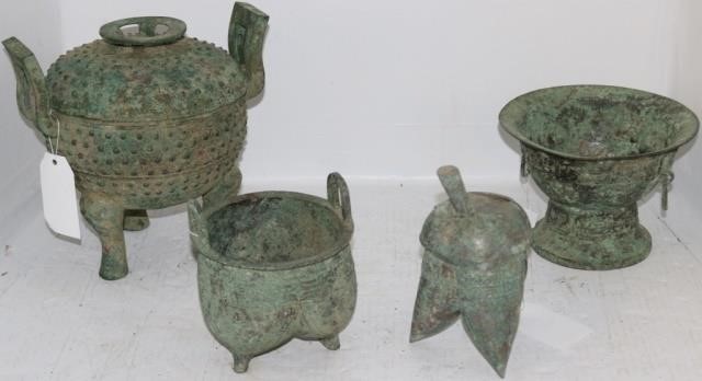 LOT OF FOUR REPLICAS OF CHINESE 2c211e