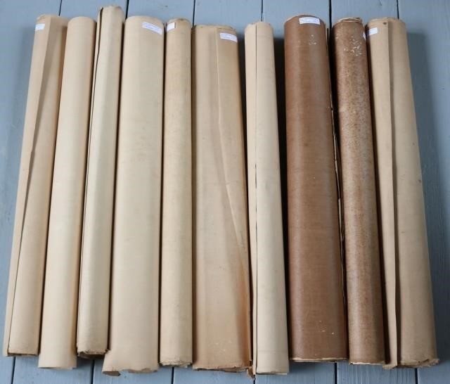 LOT OF TEN 19TH CENTURY ROLL UP 2c2138