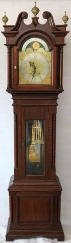 LATE 19TH C AMERICAN TALL CASE 2c219c