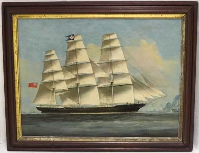 EARLY 19TH C OIL PAINTING ON CANVAS  2c21ac