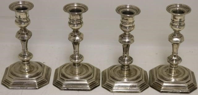 SET OF 4 EARLY 20TH C ENGLISH WEIGHTED 2c21fc