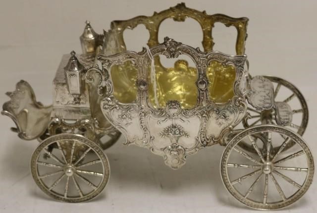 GERMAN STERLING SILVER CARRIAGE 2c2215