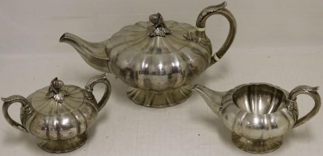 3 PIECE STERLING SILVER TEA SET