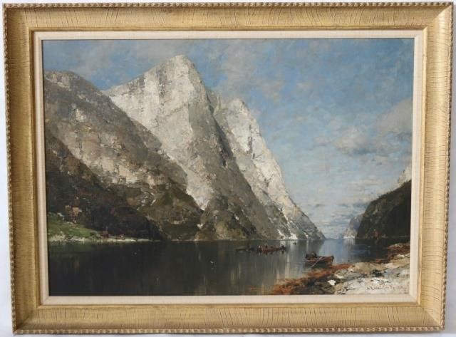 W. RASMUSSON (NORWAY) OIL PAINTING