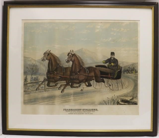 HAND COLORED LITHOGRAPH TITLED 2c226c
