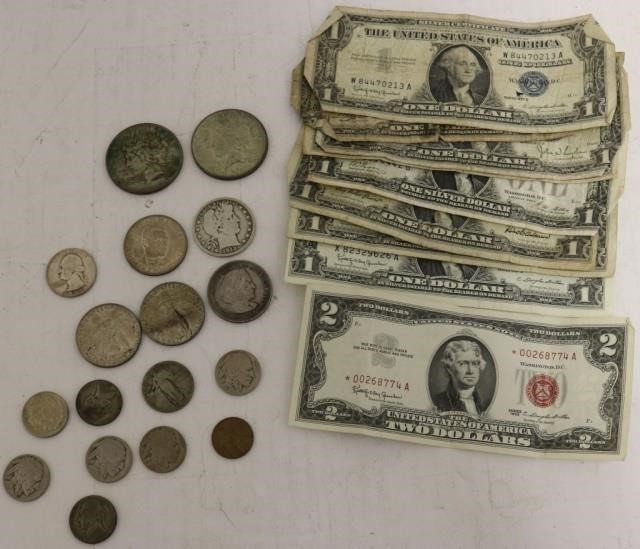 MIXED LOT OF COLLECTIBLE U S CURRENCY 2c2278