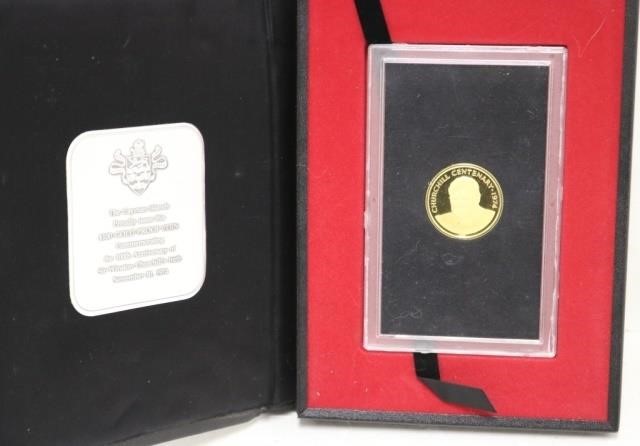 CAYMAN ISLANDS 100 PROOF GOLD COIN