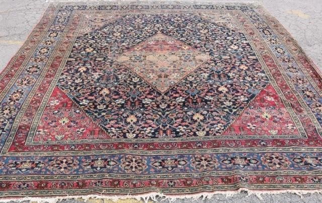 CA 1920, OVERSIZED PERSIAN RUG,