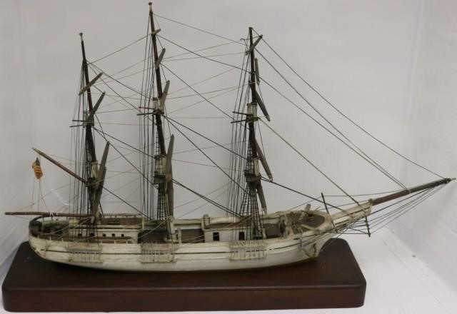 LATE 19TH C SHIP MODEL OF AN AMERICAN