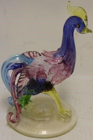 20TH C MURANO ART GLASS EXOTIC 2c22d5