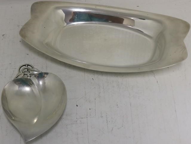 2 PIECES OF 20TH C TIFFANY STERLING