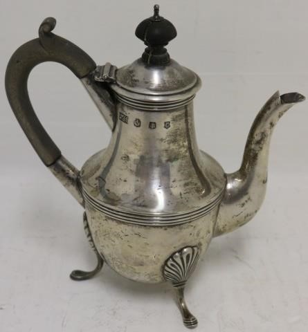 SCOTTISH STERLING SILVER TEA POT,