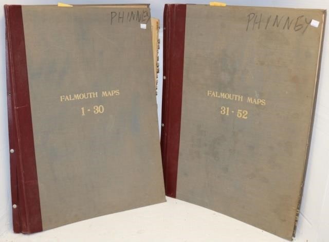 2 BOUND ATLASES FOR THE TOWN OF 2c2332