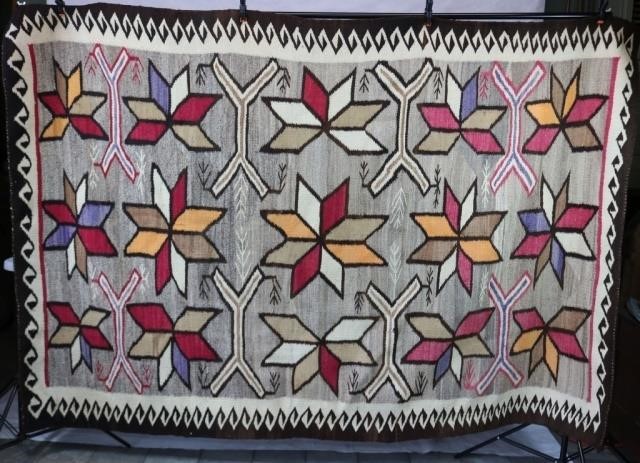 NAVAJO VALLERO STARS RUG, POSSIBLY