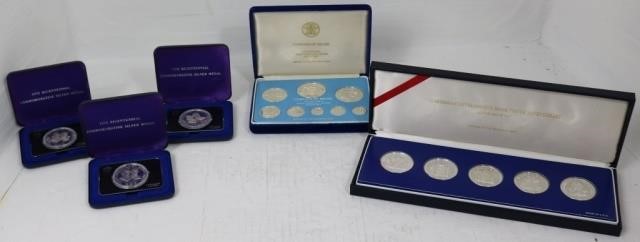 5 FRANKLIN MINT STERLING SILVER 2c23d3