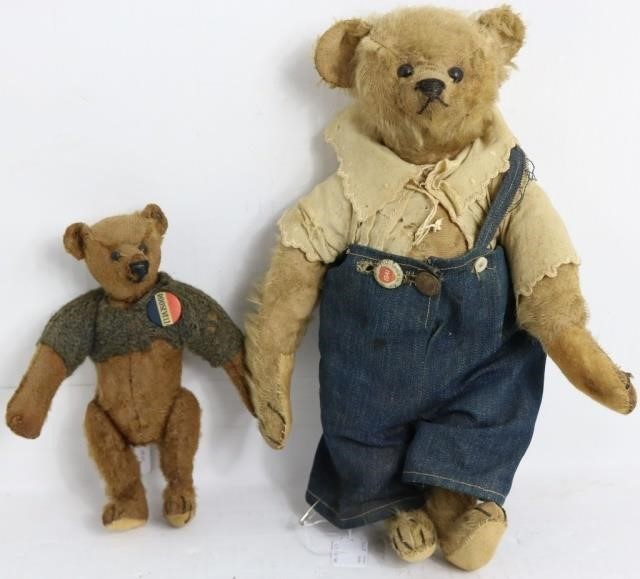 2 EARLY 20TH C STEIFF BEARS ONE 2c23ec