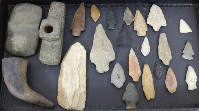 23 PREHISTORIC ITEMS TO INCLUDE 2c2436