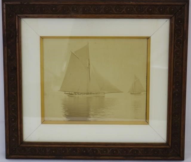 CA 1900 FRAMED PHOTO OF THE AMERICA S 2c2443