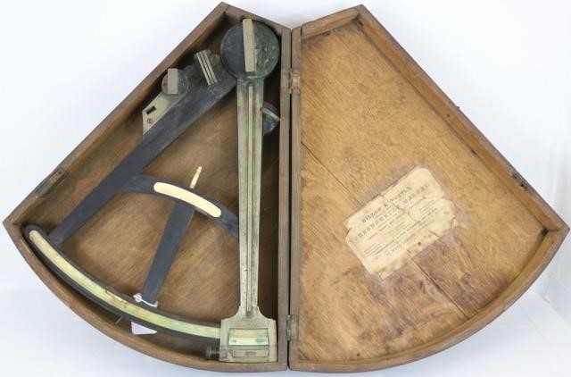 MID 19TH C CASED OCTANT THE OCTANT 2c2454