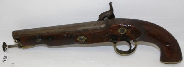 19TH C TOWER PERCUSSION PISTOL