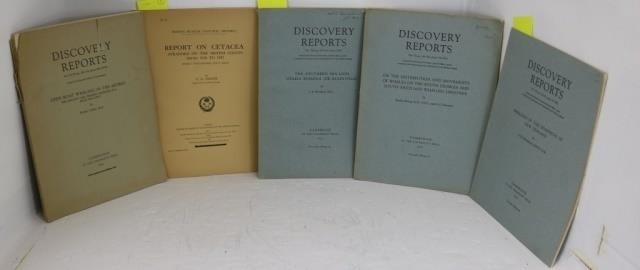 LOT OF 5 PAPER BOUND REPORTS MID-19TH