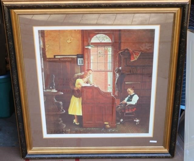 NORMAN ROCKWELL 1894 1978 LARGE 2c2495