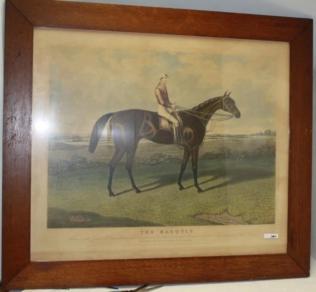 19TH C COLORED ENGRAVING TITLED