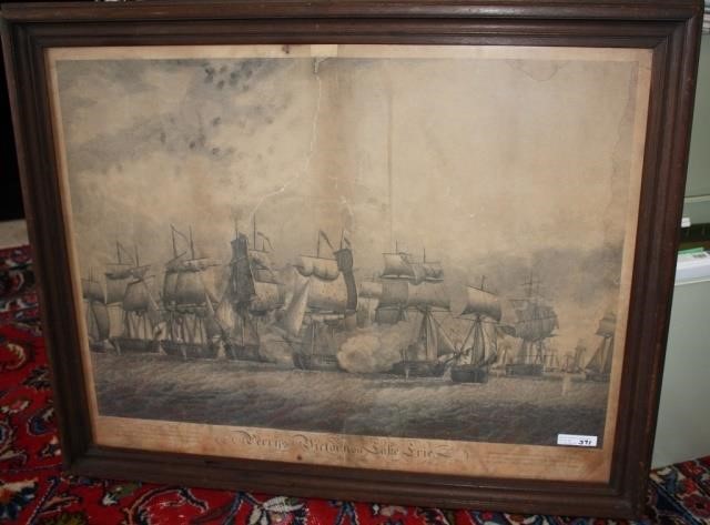 FRAMED ENGRAVING TITLED PERRY S 2c24b5