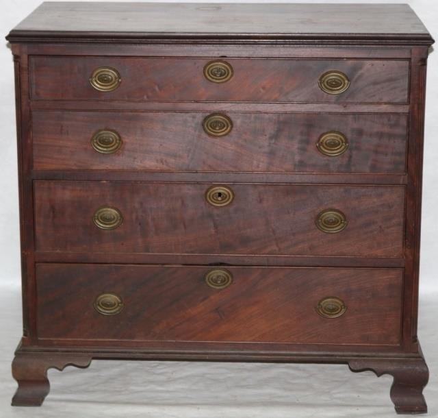 LATE 18TH C AMERICAN MAHOGANY CHIPPENDALE4 2c24cd