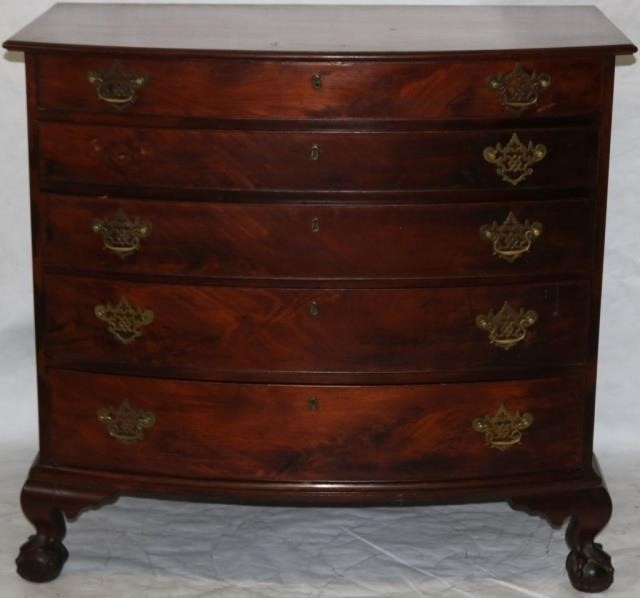 LATE 18TH C AMERICAN MAHOGANY CHIPPENDALE 2c24d7