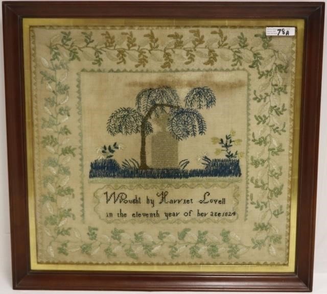 AMERICAN NEEDLEWORK MEMORIAL SAMPLER,