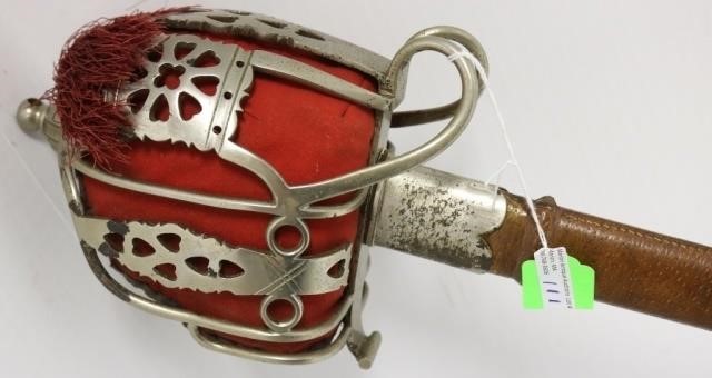 VICTORIAN PERIOD SCOTTISH BASKET HILTEDBROADSWORD,