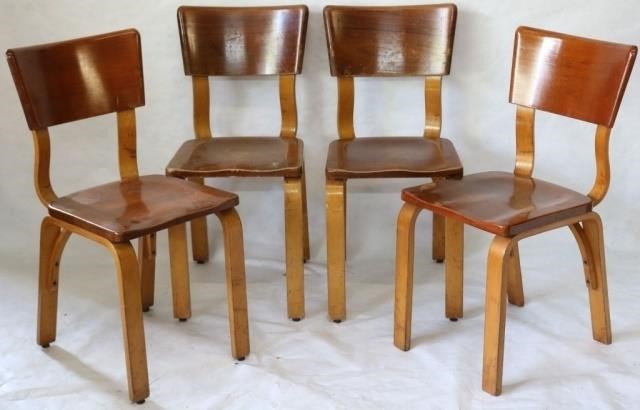 SET OF 4 BENTWOOD SIDE CHAIRS  2c25c4
