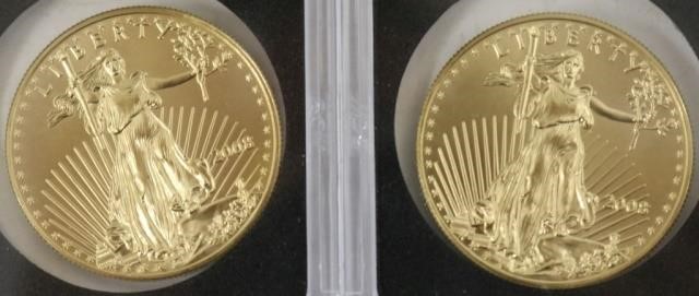 TWO 2008 SILVER WALKING LIBERTY 2c25f1