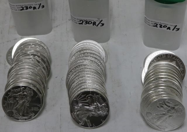 3 TUBES (60) 2009 WALKING LIBERTY