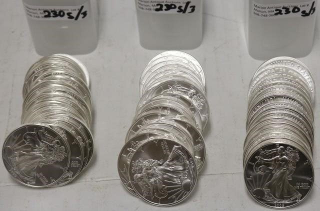 3 TUBES (60) 2009 WALKING LIBERTY